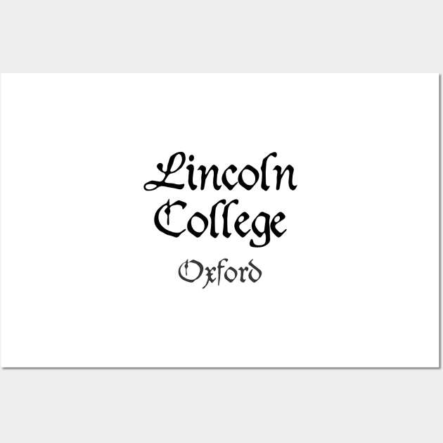 Oxford Lincoln College Medieval University Wall Art by RetroGeek